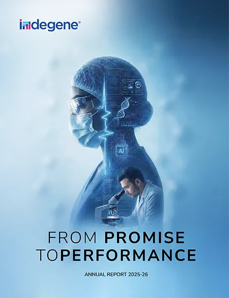 Indegene Annual Report FY 2025-26 cover