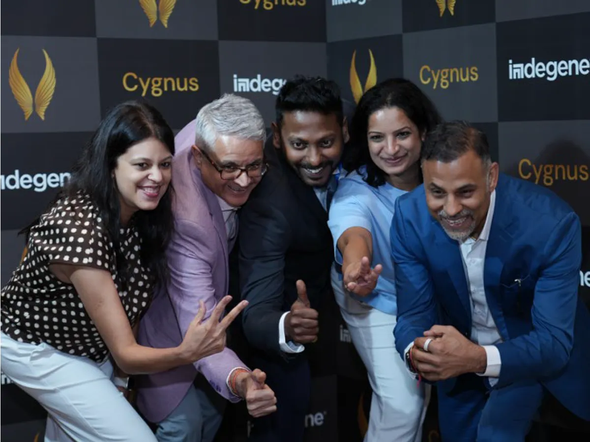 Indegene team at the Cygnus industry event
